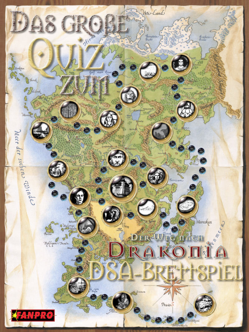 Das große Quiz zum 'Der Weg nach Drakonia' DSA-Brettspiel