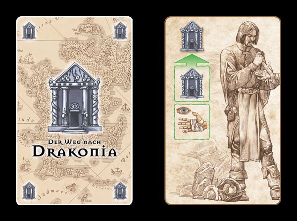 Der Weg nach Drakonia - eine Aktionskarte des Priesters